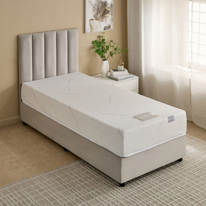 iSleepLuxe iCooltex Viscopedic HR Foam Memory Foam Cooling Fabric Single Mattress - 90x190x25 cm - Image 4