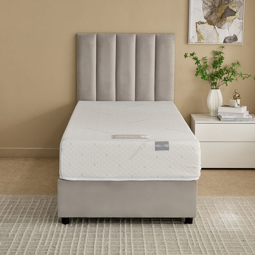 iSleepLuxe iCooltex Viscopedic HR Foam Memory Foam Cooling Fabric Single Mattress - 90x190x25 cm - Image 5