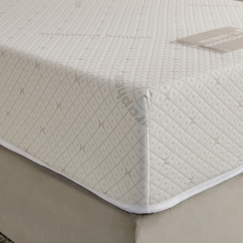 iSleepLuxe iCooltex Viscopedic HR Foam Memory Foam Cooling Fabric Single Mattress - 90x190x25 cm - Image 7