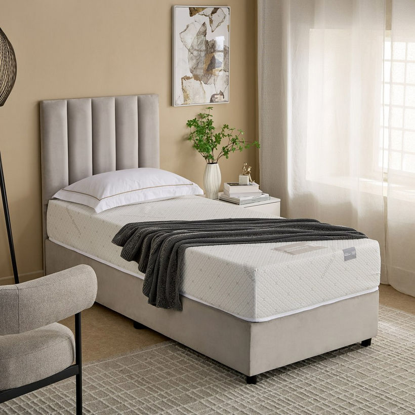 iSleepLuxe iCooltex Viscopedic HR Foam Memory Foam Cooling Fabric Single Mattress - 90x190x25 cm - Image 11