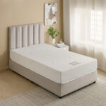 iSleepLuxe iCooltex Viscopedic HR Foam Memory Foam Cooling Fabric Queen Mattress - 160x200x25 cm