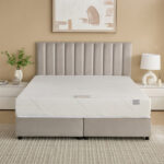 iSleepLuxe iCooltex Viscopedic HR Foam Memory Foam Cooling Fabric Super King Mattress - 200x200x25cm