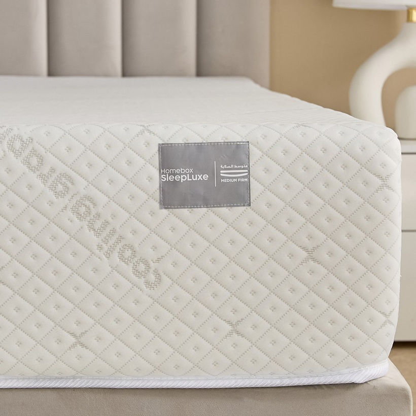 iSleepLuxe iCooltex Viscopedic HR Foam Memory Foam Cooling Fabric King Mattress - 180x210x25 cm - Image 9