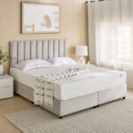 iSleepLuxe iCooltex Viscopedic HR Foam Memory Foam Cooling Fabric Super King Mattress - 200x200x25cm