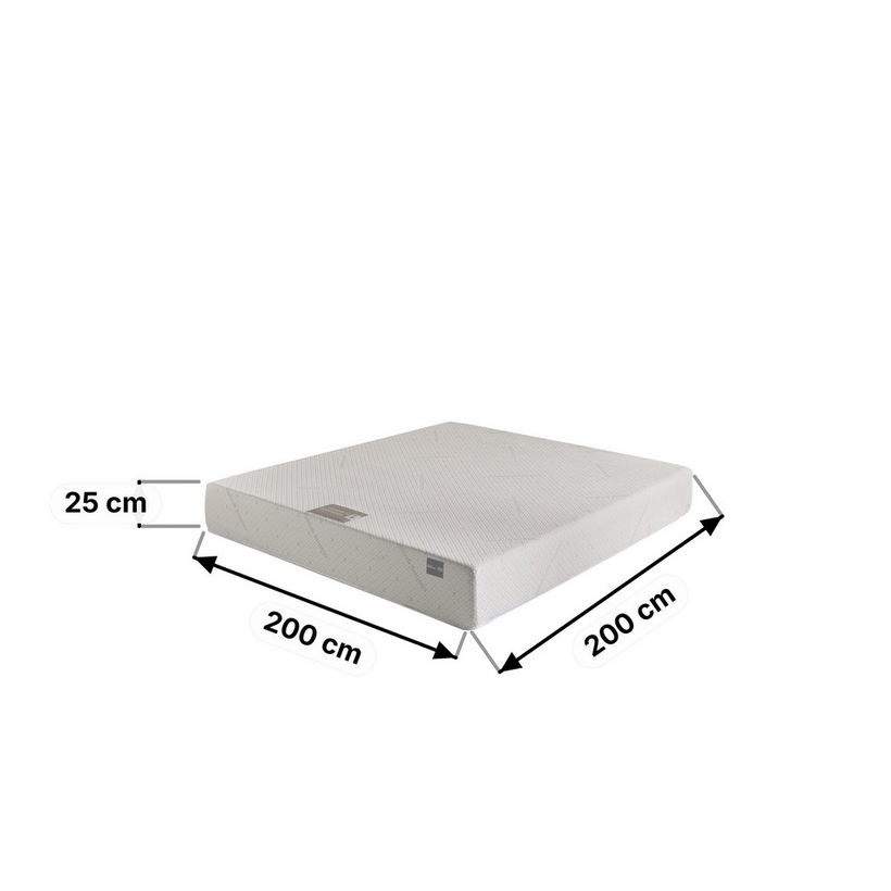 iSleepLuxe iCooltex Viscopedic HR Foam Memory Foam Cooling Fabric Super King Mattress - 200x200x25cm - Image 15