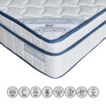 iSleepLuxe iCooltex Comfort Visco Cooling Fabric Memory Foam Bonnell Spring Mattress - 90x190x24 cm