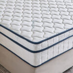 iSleepLuxe iCooltex Comfort Visco Cooling Fabric Memory Foam Bonnell Spring Mattress - 140x200x24 cm