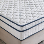 iSleepLuxe iCooltex Comfort Visco Cooling Fabric Memory Foam Bonnell Spring Mattress - 155x205x24 cm