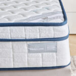 iSleepLuxe iCooltex Comfort Visco Cooling Fabric Memory Foam Bonnell Spring Mattress - 155x205x24 cm