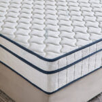 iSleepLuxe iCooltex Comfort Visco Cooling Fabric Memory Foam Bonnell Spring Mattress - 200x200x24 cm