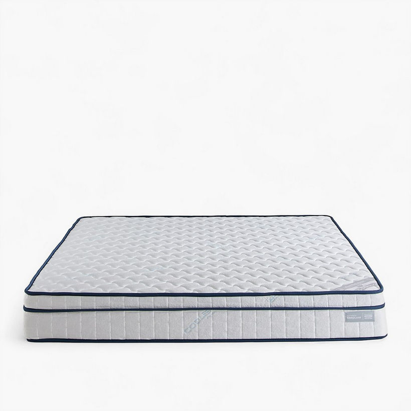 iSleepLuxe iCooltex Comfort Visco Cooling Fabric Memory Foam Bonnell Spring Mattress - 200x200x24 cm - Image 12