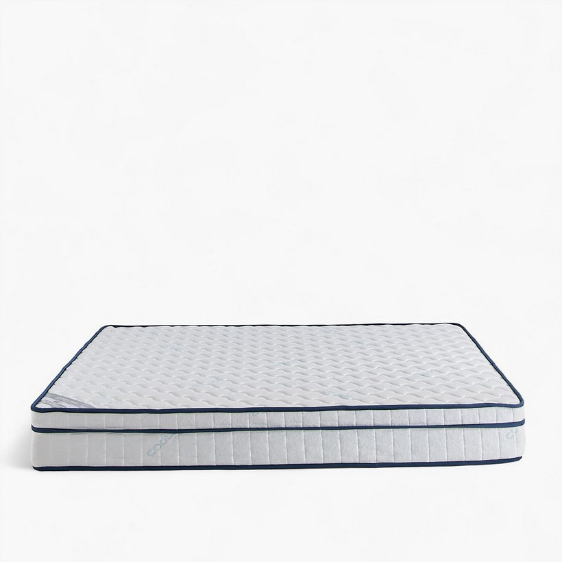 iSleepLuxe iCooltex Comfort Visco Cooling Fabric Memory Foam Bonnell Spring Mattress - 200x200x24 cm - Image 13