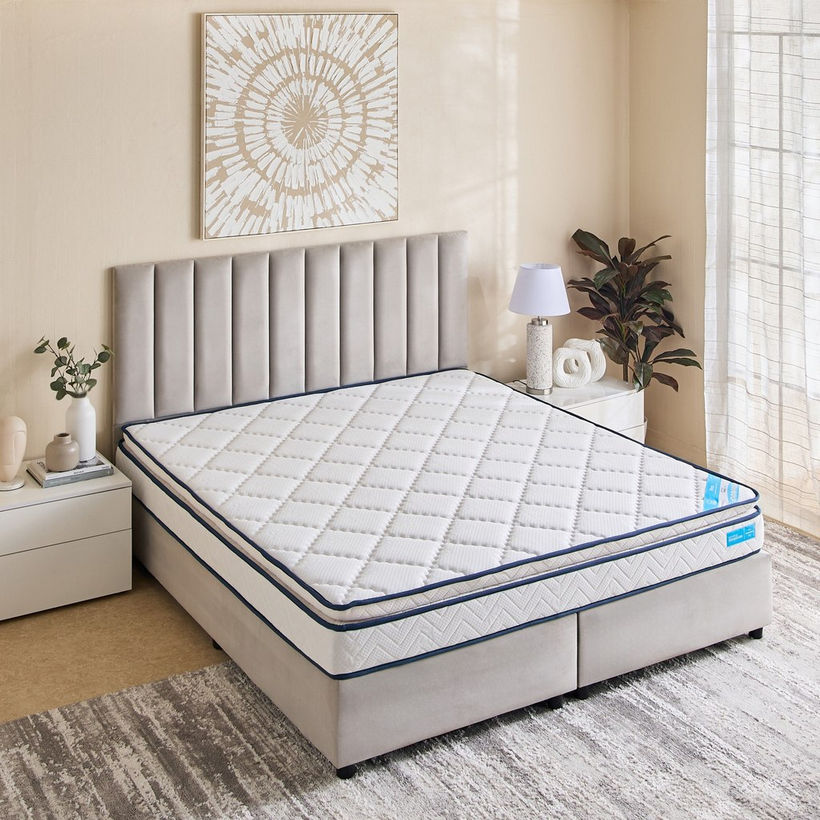 SleepEase iFirm Pillow Top Foam Extra Firm Super King Mattress - 200x200x23 cm - Image 4
