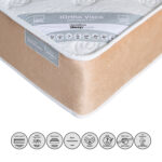 iOrtho Visco SleepLuxe Firm Rebonded Foam Queen Mattress - 150x200x24 cm