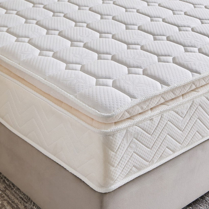 SleepNest iRoyal Pillow Top Medium Firm Bonnell Spring Single Mattress - 90x190x30 cm - Image 5