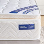 iRoyal Pillow Top SleepNest Medium Firm Bonnell Spring Single Mattress - 90x200x30 cm