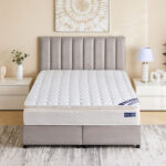 SleepNest iRoyal Pillow Top Medium Firm Bonnell Spring Queen Mattress -140x200x30 cm