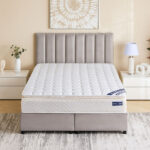 SleepNest iRoyal Pillow Top Medium Firm Bonnell Spring Queen Mattress - 150x200x30 cm