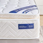 SleepNest iRoyal Pillow Top Medium Firm Bonnell Spring Queen Mattress - 160x200x30 cm
