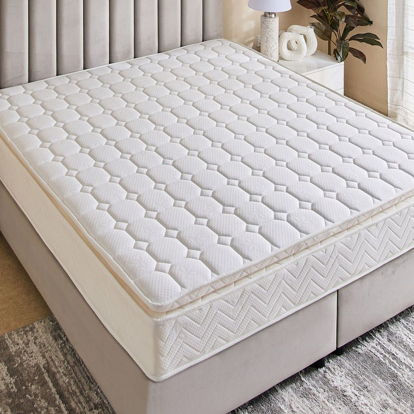 SleepNest iRoyal Pillow Top Medium Firm Bonnell Spring King Mattress - 180x200x30 cm - Image 5