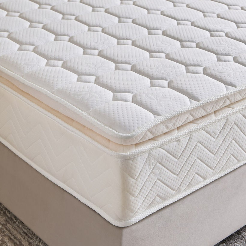 SleepNest iRoyal Pillow Top Medium Firm Bonnell Spring King Mattress - 180x200x30 cm - Image 6