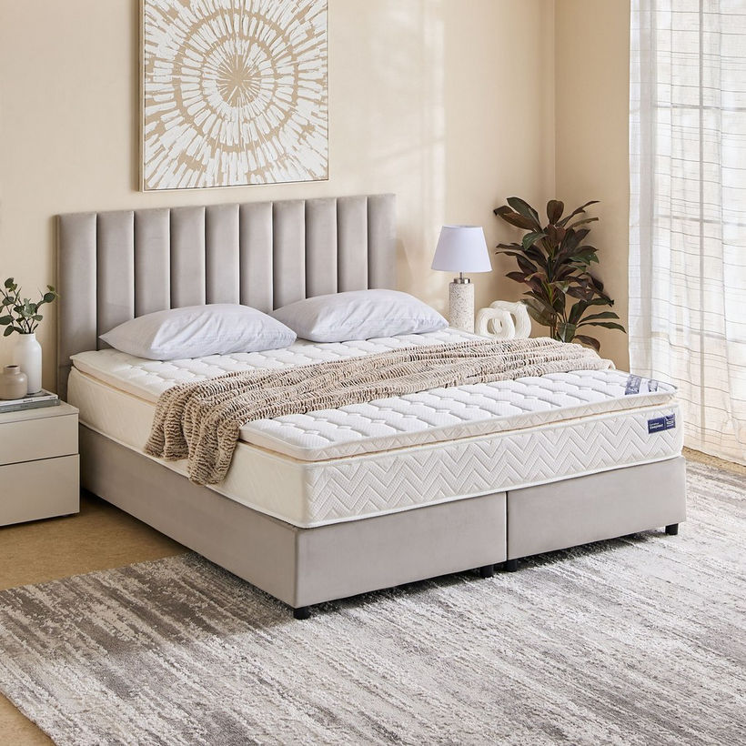 SleepNest iRoyal Pillow Top Medium Firm Bonnell Spring King Mattress - 180x200x30 cm - Image 10