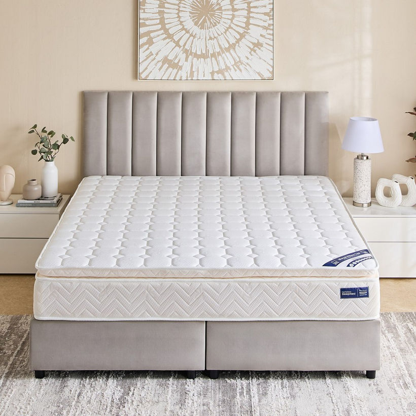 iRoyal Pillow Top SleepNest Medium Firm Bonnell Spring King Mattress - 180x210x30 cm - Image 3