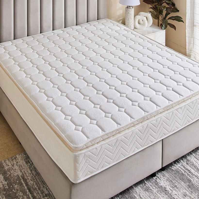 iRoyal Pillow Top SleepNest Medium Firm Bonnell Spring King Mattress - 180x210x30 cm - Image 5