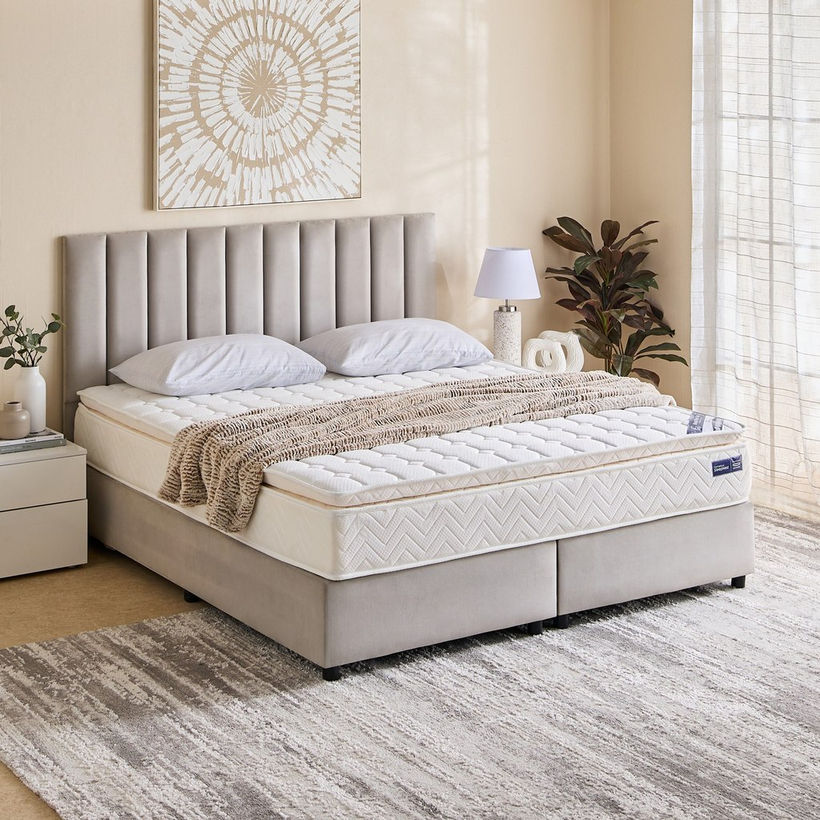 iRoyal Pillow Top SleepNest Medium Firm Bonnell Spring King Mattress - 180x210x30 cm - Image 10