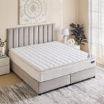 iRoyal Pillow Top SleepNest Medium Firm Bonnell Spring Super King Mattress - 200x200x30 cm