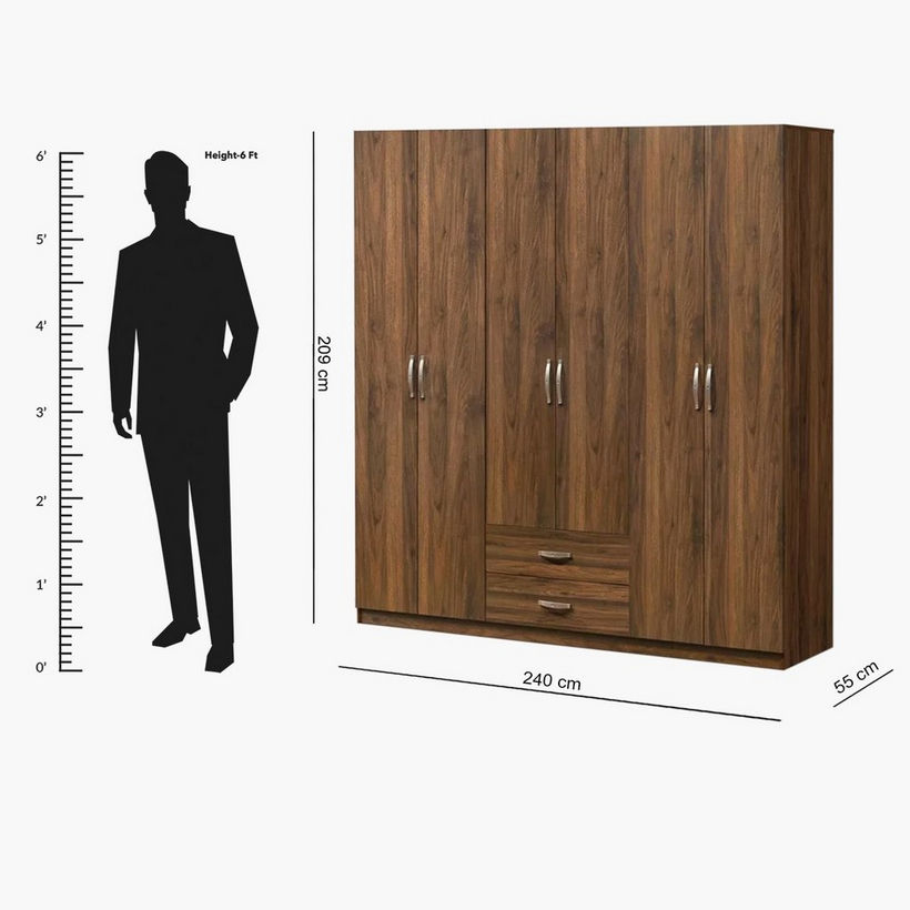 Kulltorp Plus 6-Door Wardrobe - Image 2