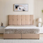 Movo Nordica Pebble Upholstered King Bed - 180x200 cm
