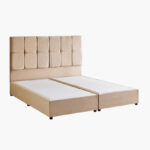 Movo Nordica Pebble Upholstered King Bed - 180x200 cm