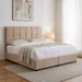 Movo Nordica Pebble Upholstered King Bed - 180x200 cm - Image 11