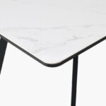 Roma Marwell 4-6 Seater Sintered Stone Top Extendable Dining Table