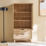 Nordica 2-Door 2-Drawer Bookcase Showcase