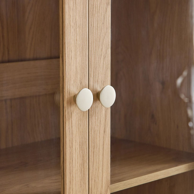 Nordica 2-Door 2-Drawer Bookcase Showcase - Image 5