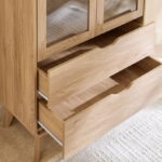 Nordica 2-Door 2-Drawer Bookcase Showcase