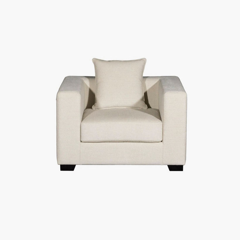Aspen NXT Fabric Armchair Sofa with Cushion - Image 5