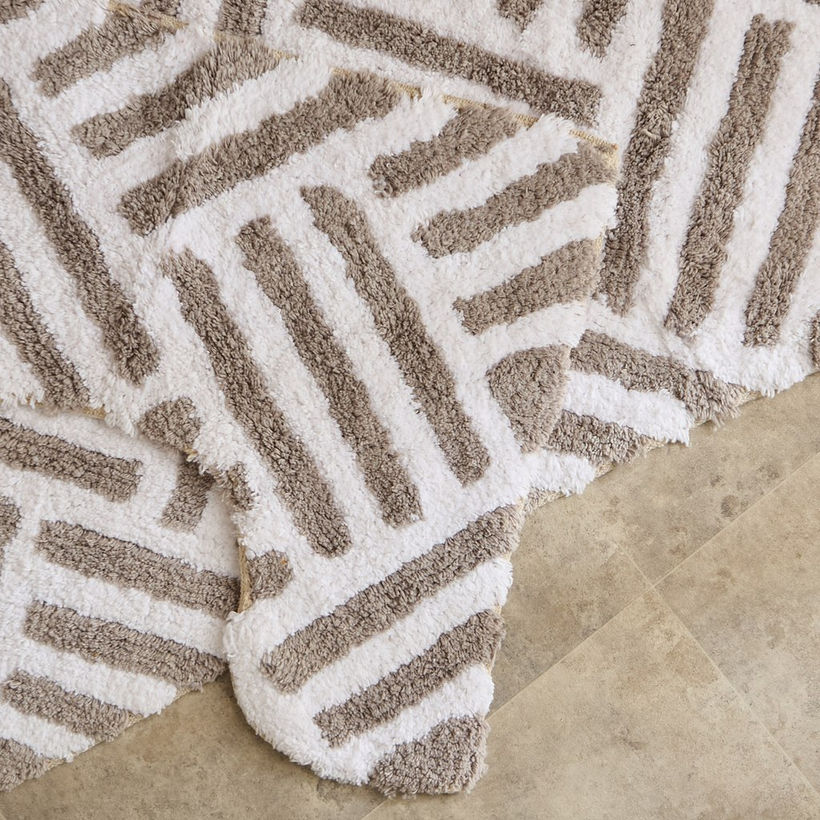Milton Vive 2-Piece Cotton Bath Mat Set - 50x80+40 cm - Image 6