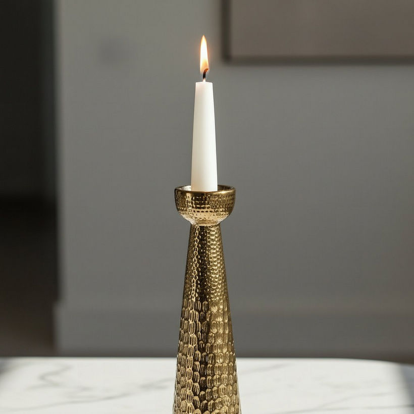 Aurum Titany Vianna Decorative Pillar Candleholder - 14x13.5x54 cm - Image 3