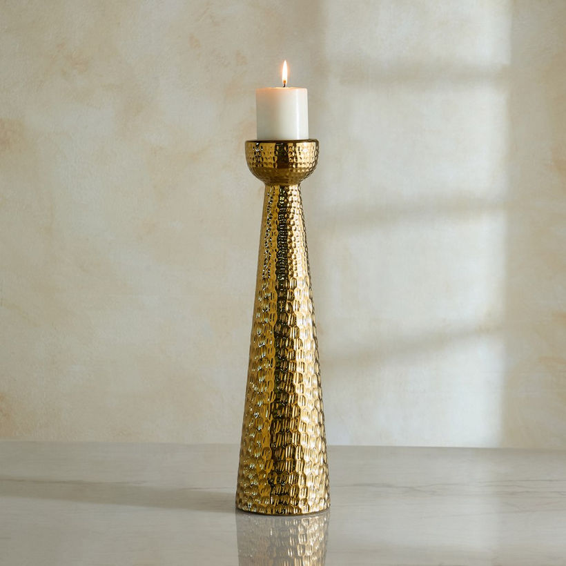 Aurum Titany Vianna Decorative Pillar Candleholder - 14x13.5x54 cm - Image 6