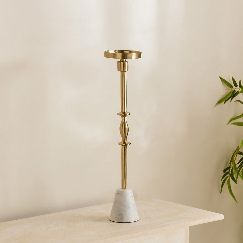 Casa Luxe Decorative Pillar Candleholder - 11x11x42 cm - Image 8