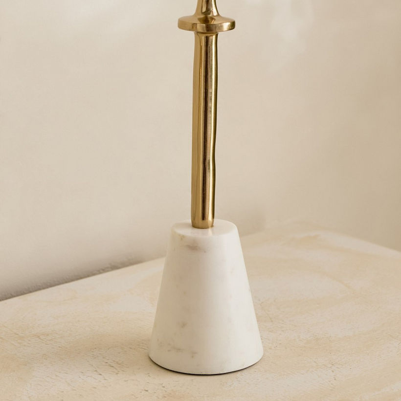 Casa Luxe Decorative Pillar Candleholder - 11x11x42 cm - Image 10