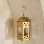 Isaba Marlina Decorative Tealight Lantern with Glass - 11x9.5x15 cm