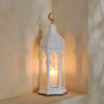 Celestial Layali Noor Decorative Lantern - 18x18x50 cm