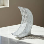 Celestial Layali Noor Decorative Crescent Moon Accent - 23x7.5x28 cm