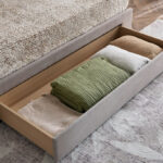 Movo Angelic Montero Nxt Upholstered Queen Bed with 3 Drawers - 160x200 cm