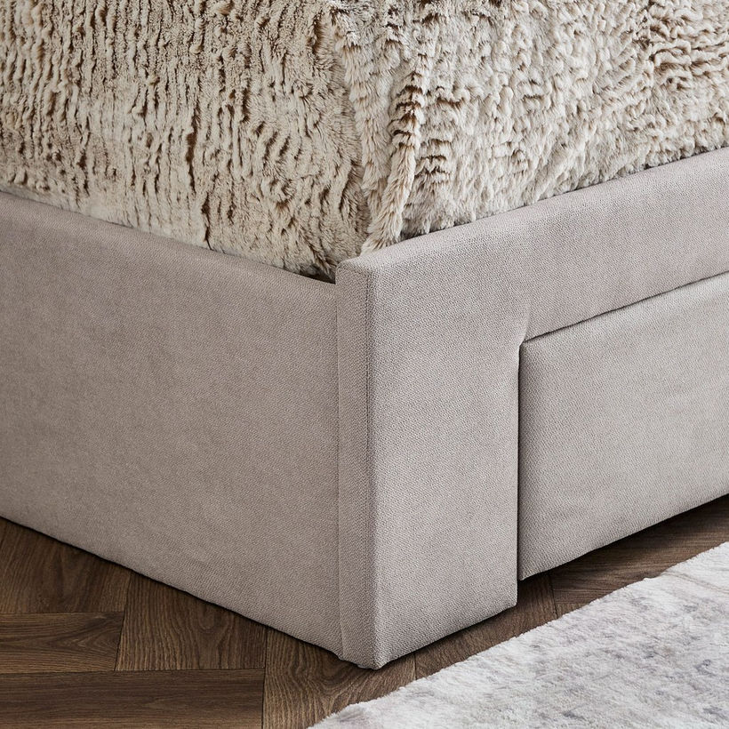 Movo Angelic Montero Nxt Upholstered Queen Bed with 3 Drawers - 160x200 cm - Image 11