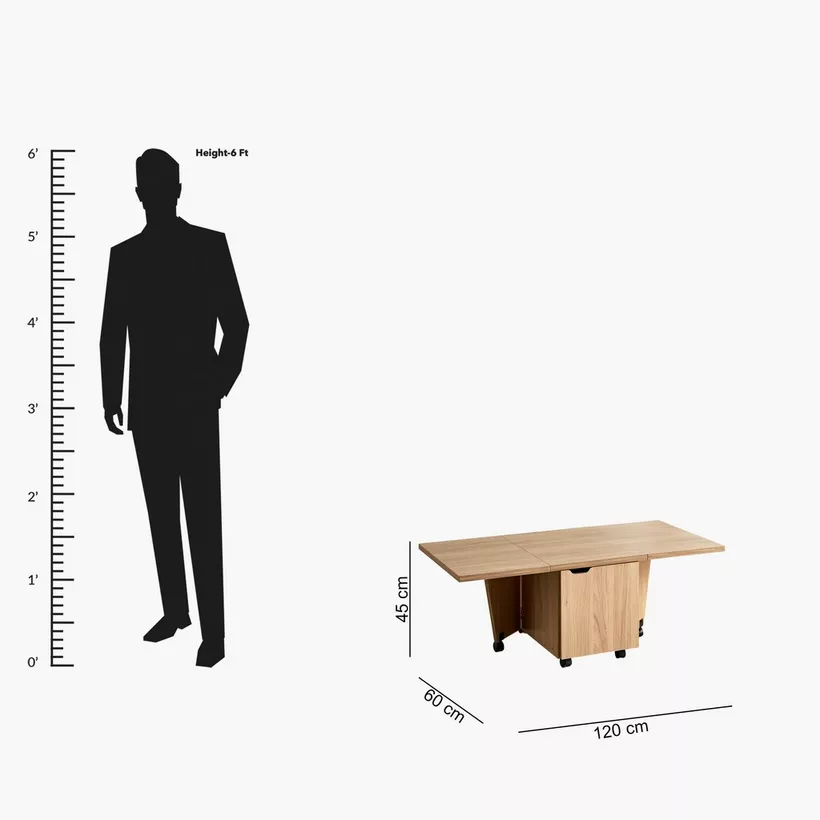 Hemingway Foldable Coffee Table - Image 2